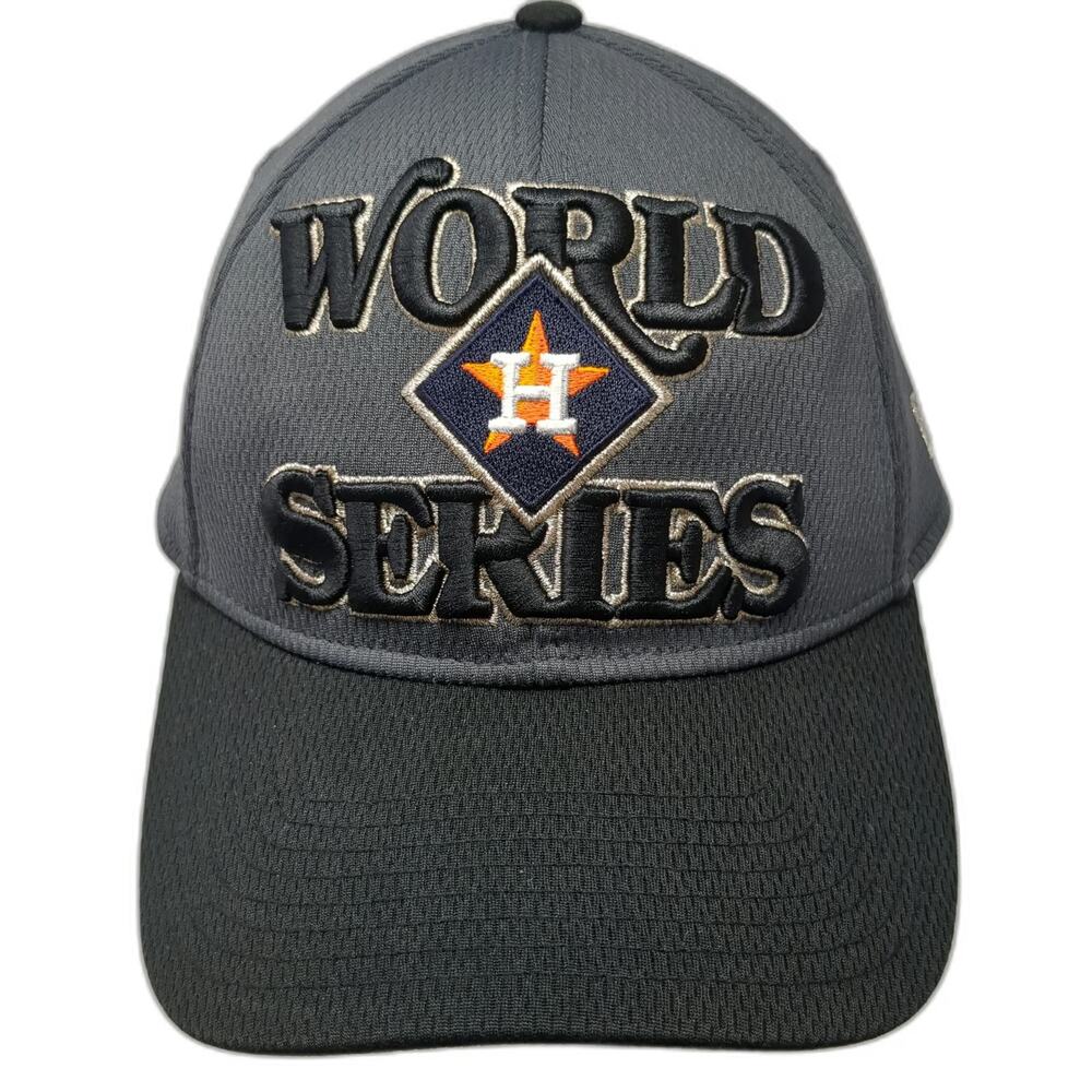 New Era MLB Houston Astros World Series Baseball Cap Gray One Size League Champs